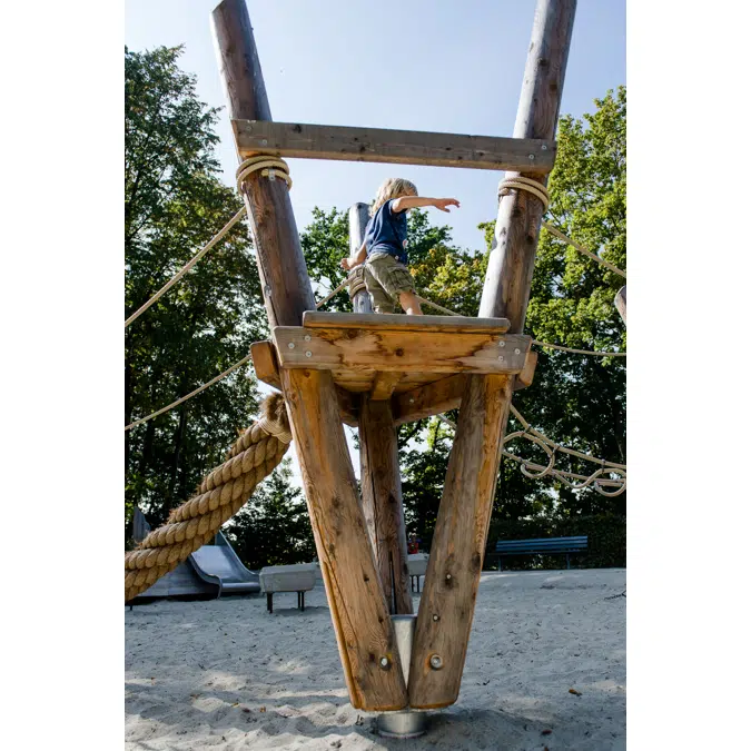 Middle Triangular Platform | Playground Equipment | Play Platform
