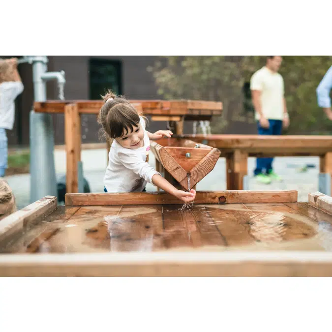 Square Mud Table | Playground Equipment | Water Play Installation