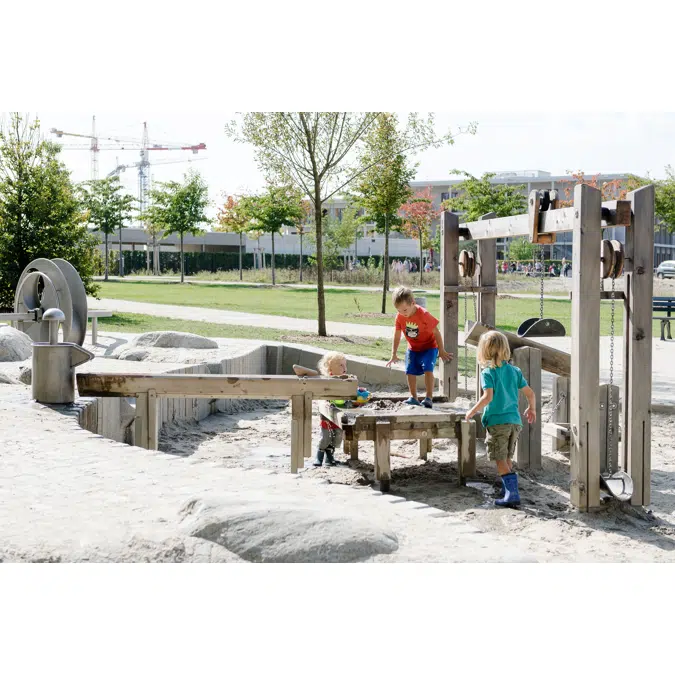 Square Mud Table | Playground Equipment | Water Play Installation