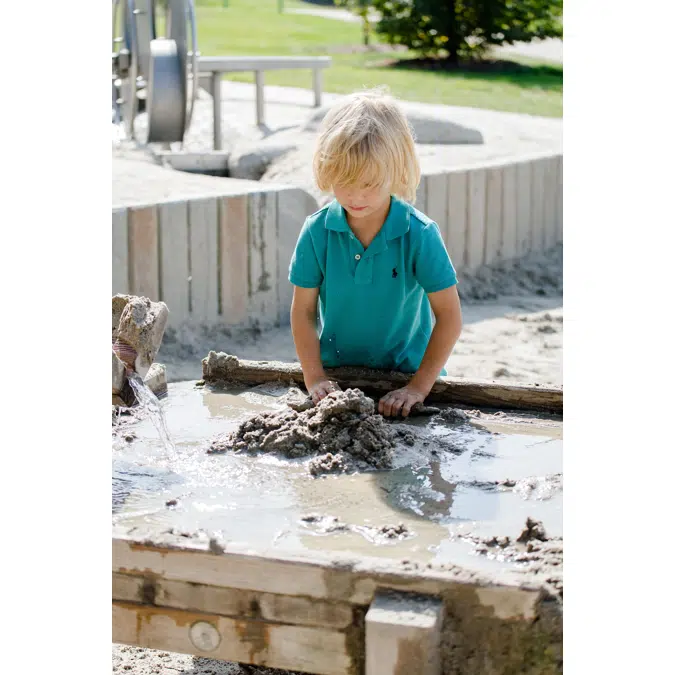 Square Mud Table | Playground Equipment | Water Play Installation