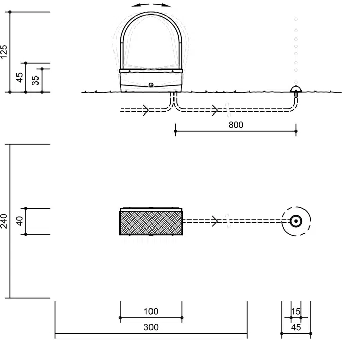 See-saw Pump made of stainless steel | Playground Equipment | Water Pump