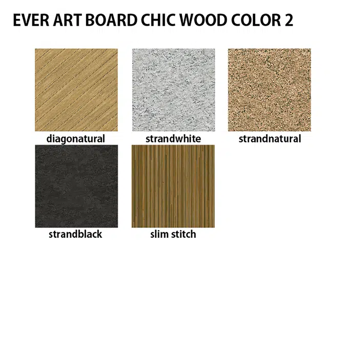 EVER ART BOARD CHIC WOOD COLOR