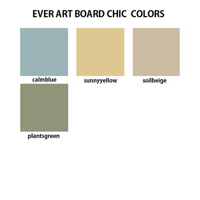 Image pour EVER ART BOARD CHIC COLORS  