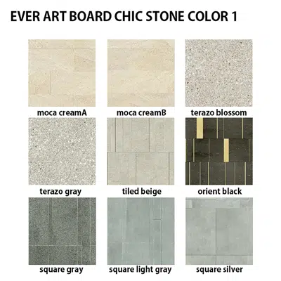 Image pour EVER ART BOARD CHIC STONE COLOR