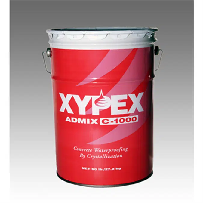 Xypex Admix C-1000/C-1000 NF - Crystalline Concrete Waterproofing