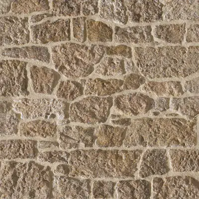 billede til GRANIT Wall cladding Aged rubble with irregular relief