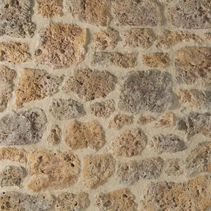 MEULIERE Wall cladding Millstone cavernous appearance