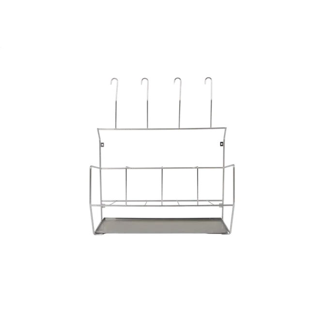 Bedpan and Bottle Stainless Steel Rack