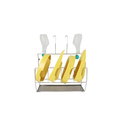 Image for Bedpan and Bottle Stainless Steel Rack