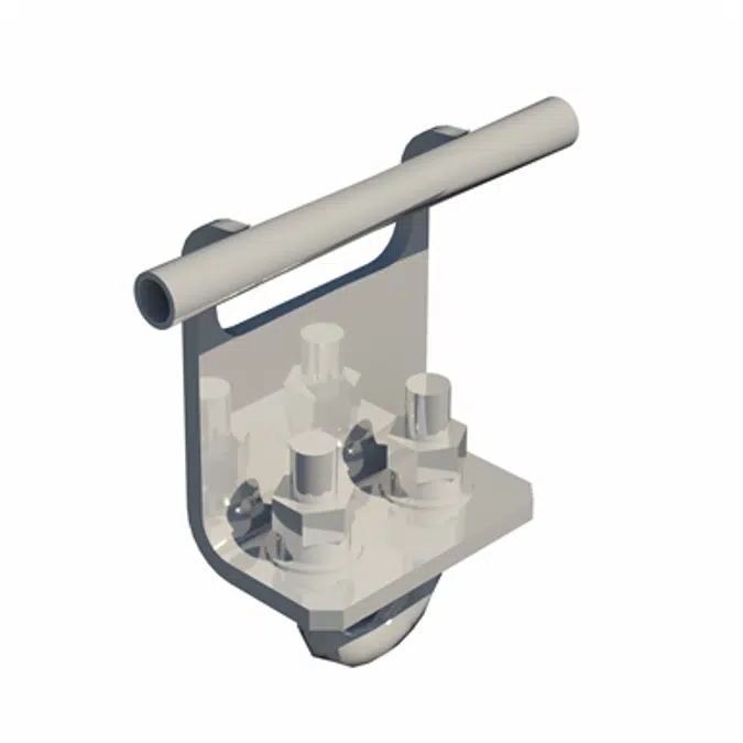 BIM objects - Free download! Ladder Latch - Round Rung Extension Post ...