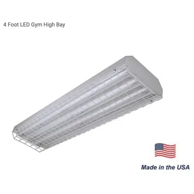 Image for 4 Foot LED Gym High Bay 85 to 300 Watts