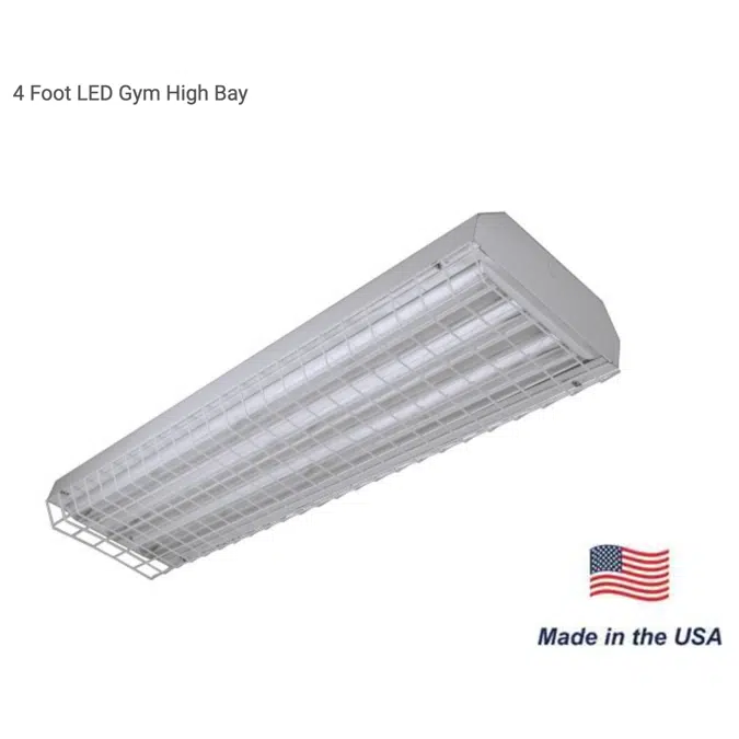 4 Foot LED Gym High Bay 85 to 300 Watts