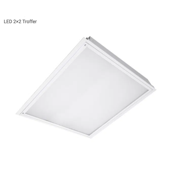 LED High Lumen Troffers 1x4, 2x4, 2x2