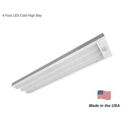 Image for 4 Foot LED Cold High Bay 85 to 300 Watts