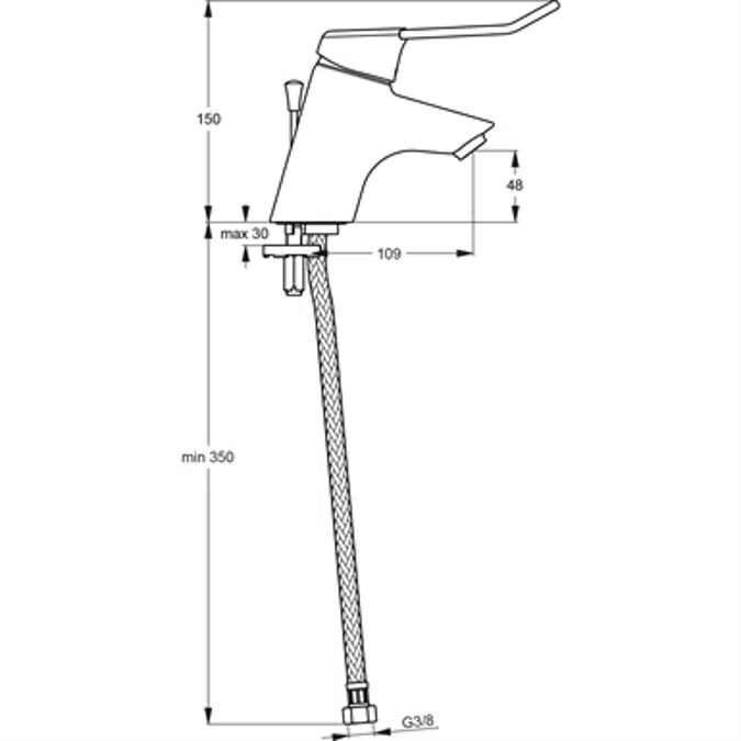 OKYRIS 2 CLINIC - Single hole Sink Mixer