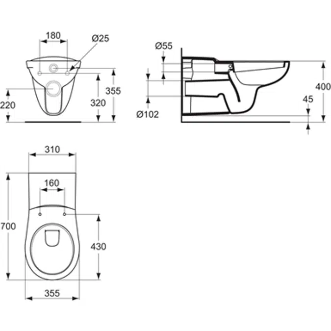 MATURA - Hanging bowl extended