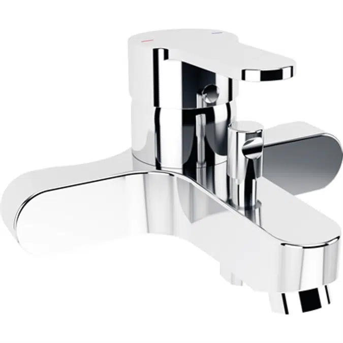 OLYOS - Wall-mounted bath-shower mixer