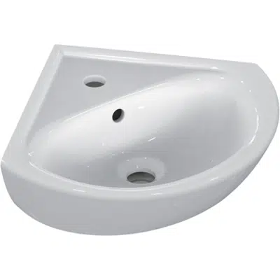 imagen para Ulysse Lave-Mains D'Angle 48 Cm Blanc