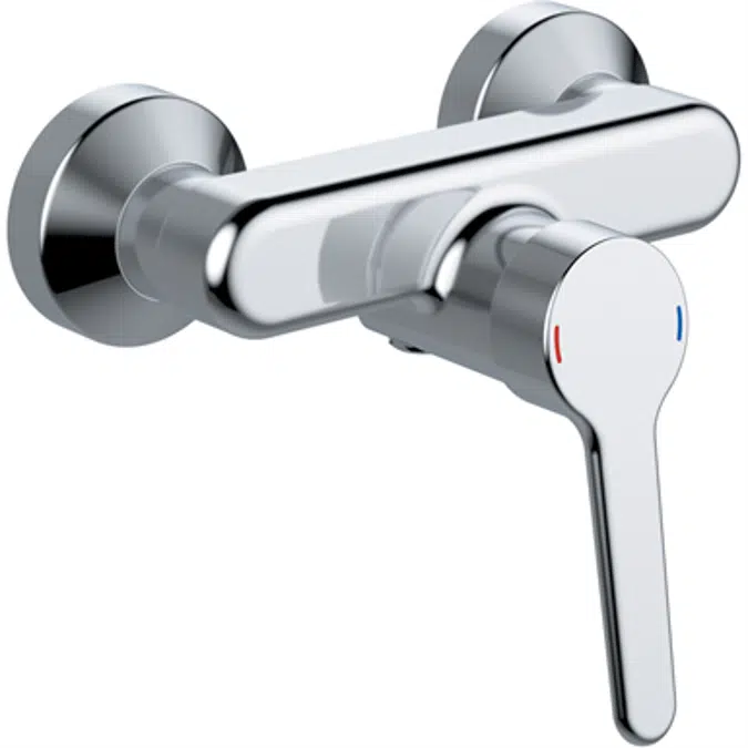 CERAPLUS SHOWER MIXER EXPOSED CHROME H/LOOP CH2