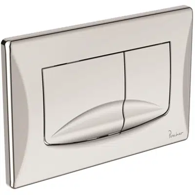 bilde for SOLEA M2 F/PLATE DUAL/FLUSH CHROME - PO