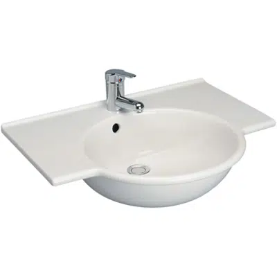 kép a termékről - Sapho Lavabo pour personnes à mobilité réduite 650 mm avec trop-plein