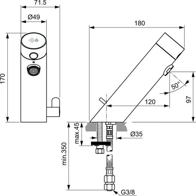 SENSORFLOW NEW BSN EL R-MTD MIX MNS