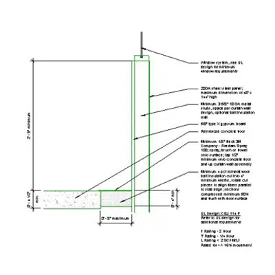 bilde for 3M Fire Sealant System CEJ114P Peri Curtainwall Firestopping System