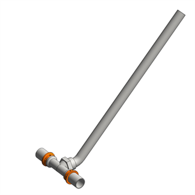 BIM objects Free download! MP5716 T Fitting With Chrome Plated