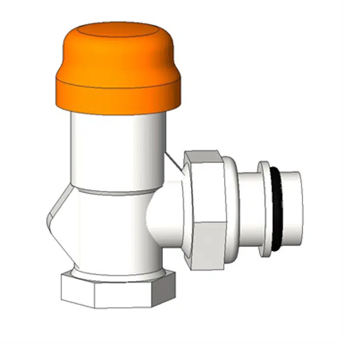 VS2102NH Angle Thermostatic Dynamic Valve Harmonia With Female Connection