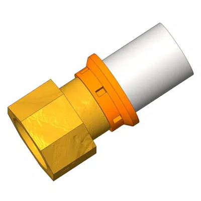 Image for MP5703 Straight Fitting With Flat Seal And Rotating Nut