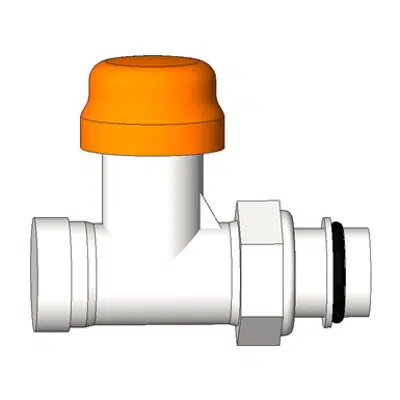 afbeelding voor VD2105NH Straight Thermostatic Dynamic Valve Harmonia With Male Connection