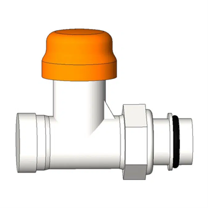 VD2105NH Straight Thermostatic Dynamic Valve Harmonia With Male Connection