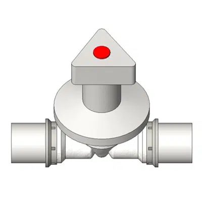 Image for PT5726 Built-in Valve With Press Fitting Connection Chromed Knob And Plate