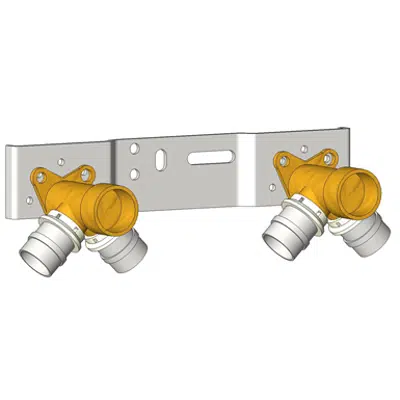 Image for MPL5769 Double Wall Fittings 90° Kit With AS1929