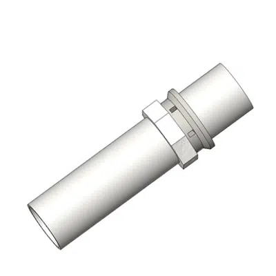 Image for PT5702 Straight Fitting With Chrome Plated Copper Pipe