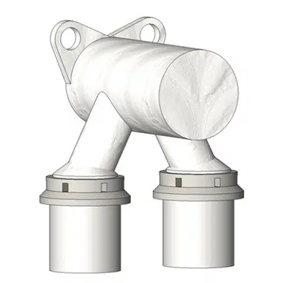 Immagine per PTM5780 Raccordo Murale Doppio