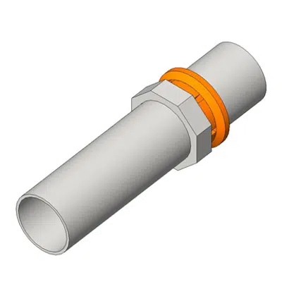 Image for MP5702 Straight Fitting With Chrome Plated Copper Pipe