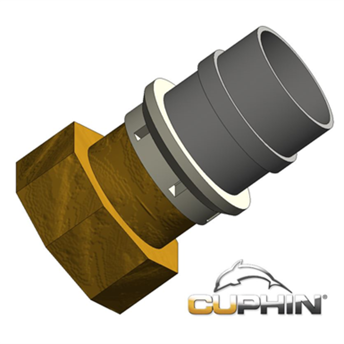BIM objects - Free download! MPLC5703 Straight Fitting With Flat Seal ...
