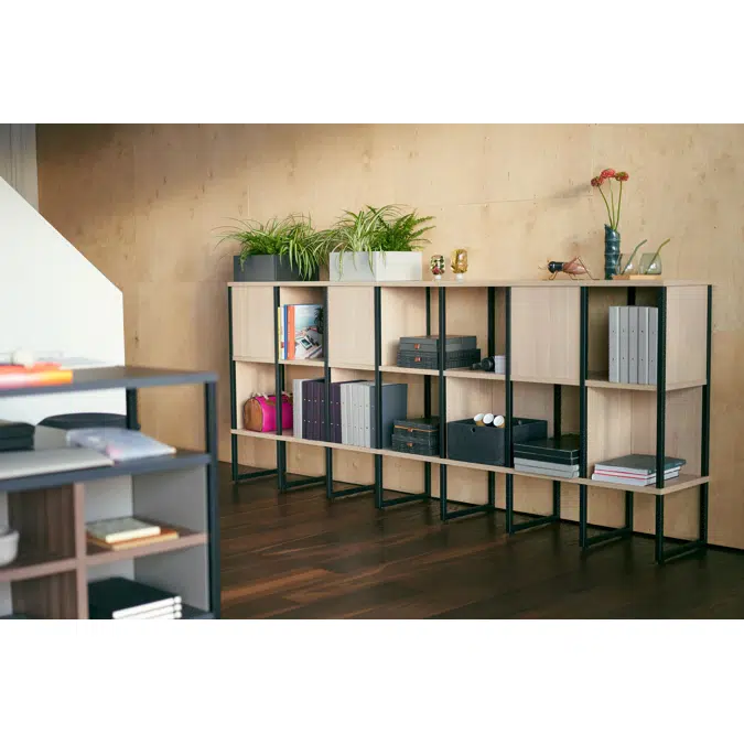 Modular shelving system se:matrix