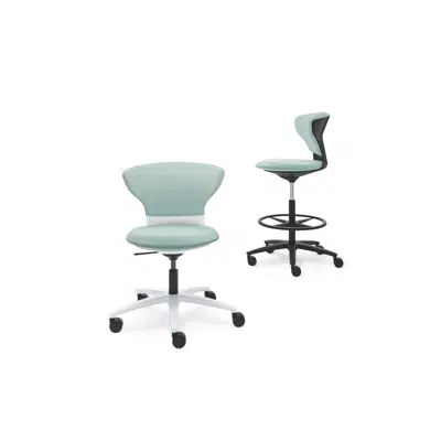 Office swivel chair turn around 이미지