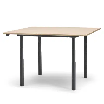 Image for Height adjustable team desk se lab meet and stand