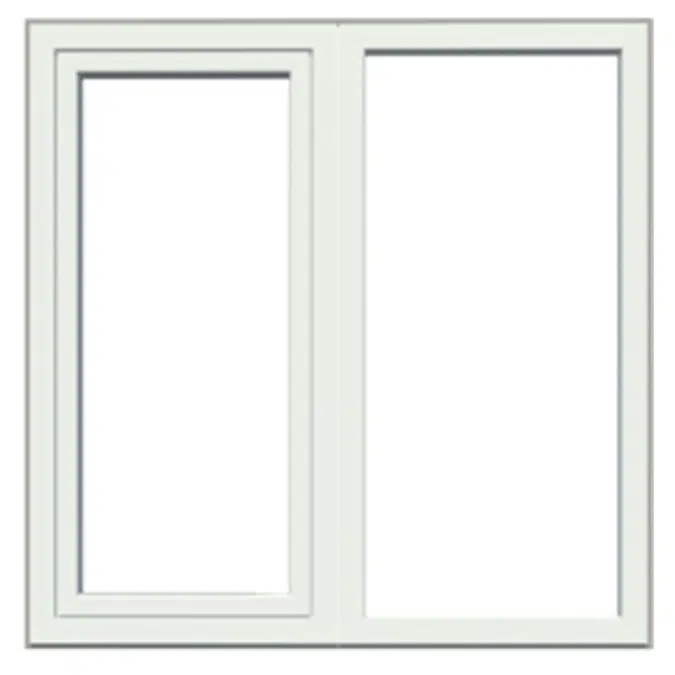 BIM objects - Free download! Rationel AURAPLUS double frame fixed light ...