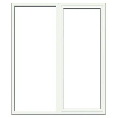 Image for Rationel AURAPLUS tilt & turn door double frame fixed light