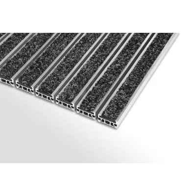 Image for Aluminium entrance matting - Klassik Reps - Grey