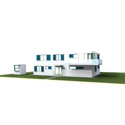 Single-Family-house with newsstand图像