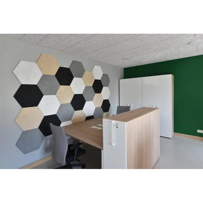 Envirocoustic™ Wood Wool Shapes - Acoustical Panels