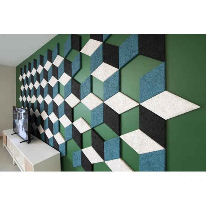 Envirocoustic™ Wood Wool Shapes - Acoustical Panels