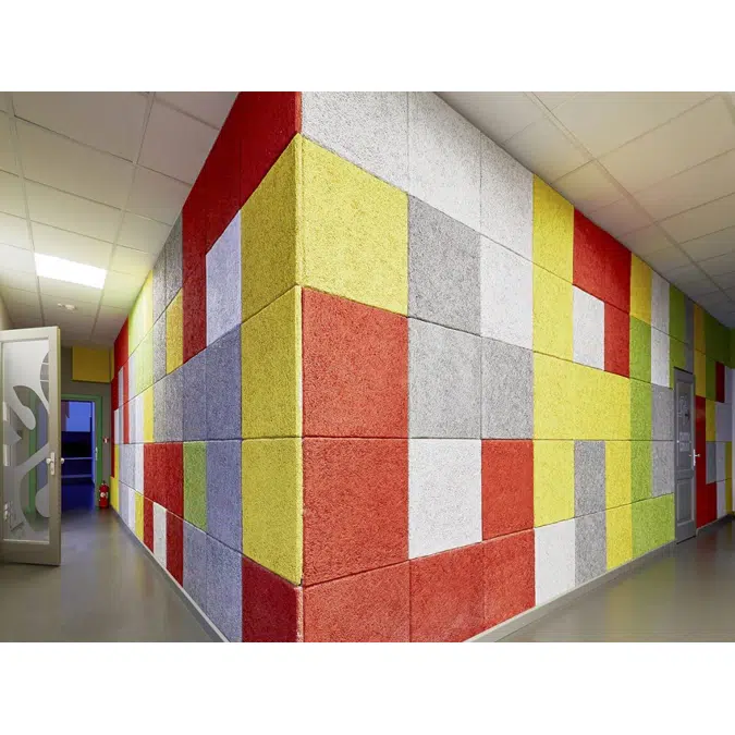 Envirocoustic™ Wood Wool Shapes - Acoustical Panels