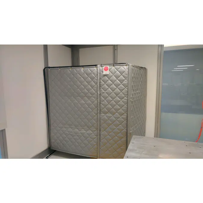 Quilted Curtain Portable Acoustical Enclosures, Barriers & Screens
