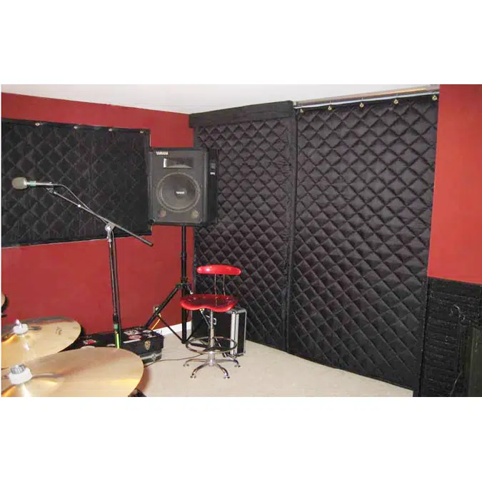Interior Quilted Curtains - Absorptive/Noise Barrier Curtains